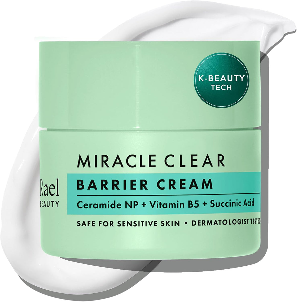 Rael Miracle Clear Barrier Face Cream with Ceramide NP & Vitamin B5, 53 ml (1.8 fl oz) — product view