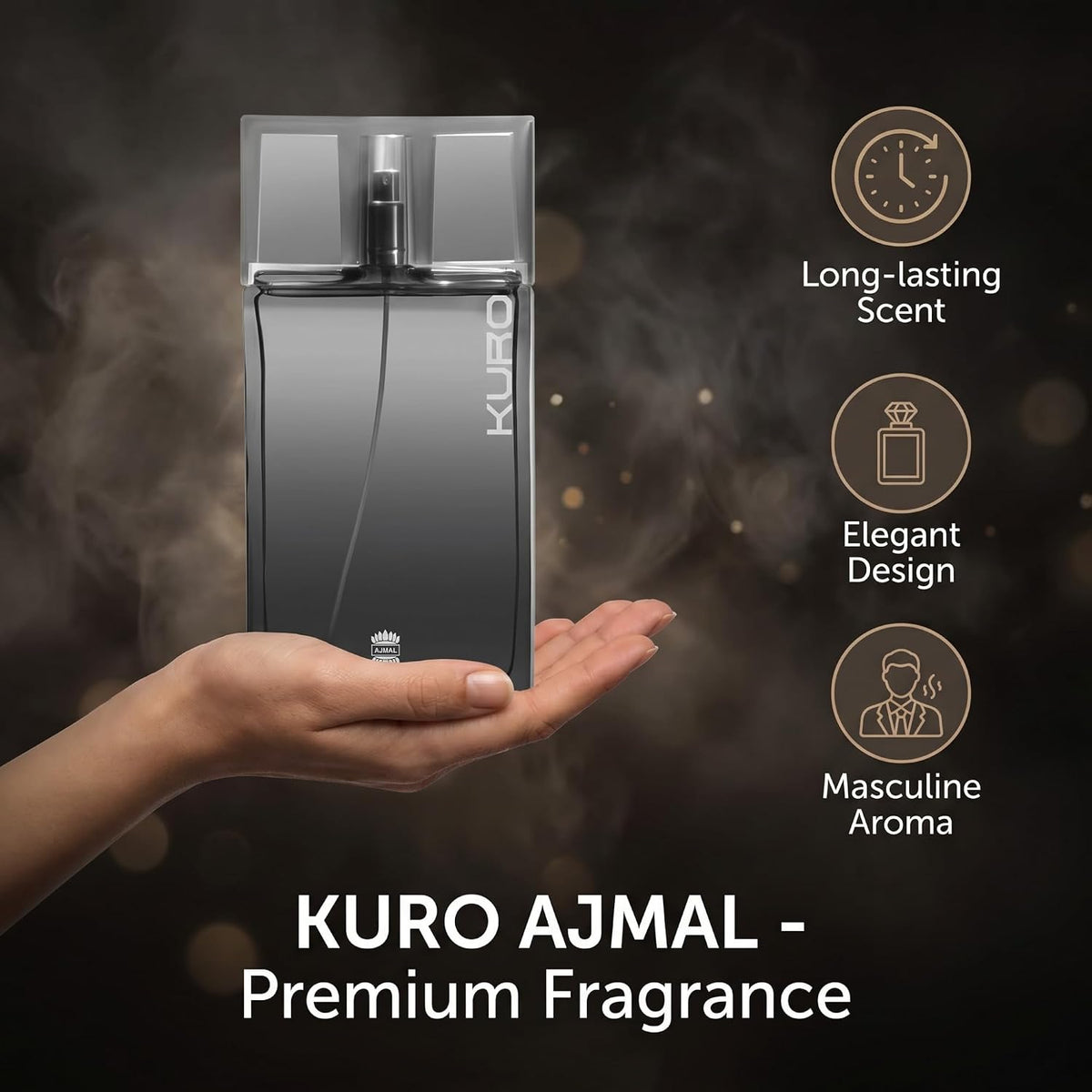 Ajmal Kuro Eau de Parfum for Men 90 ml - view 3