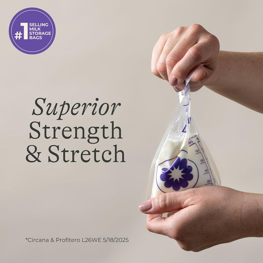 Lansinoh Breastmilk Storage Bags, 6 oz (180 ml), 50 Count - view 2