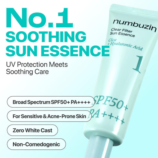 Numbuzin No.1 Clear Filter Sun Essence Sunscreen 50 ml - view 2