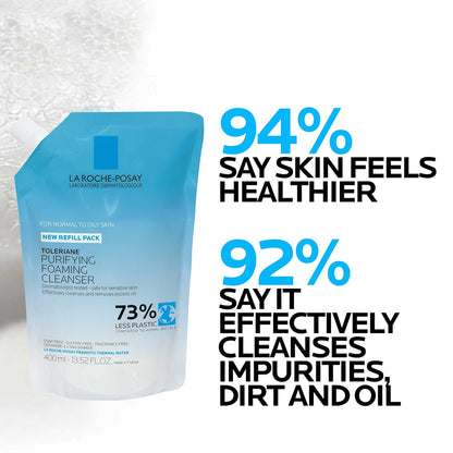La Roche-Posay Toleriane Purifying Foaming Facial Cleanser, 13.52 oz - view 5