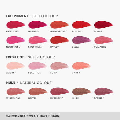 Wonderskin Wonder Blading Lip Stain Masque, Long Lasting and Waterproof - view 6