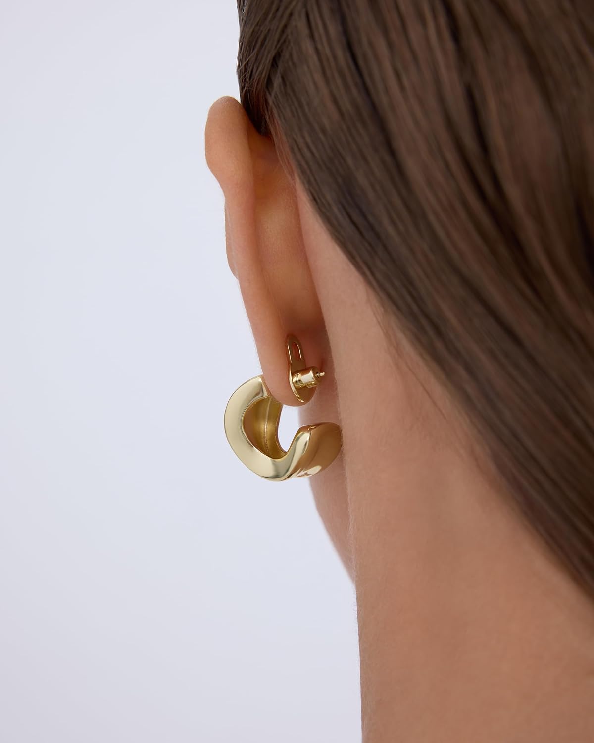 PAVOI 14K Gold Plated Lobe Lifters Earring Backs, Yellow Gold - view 3