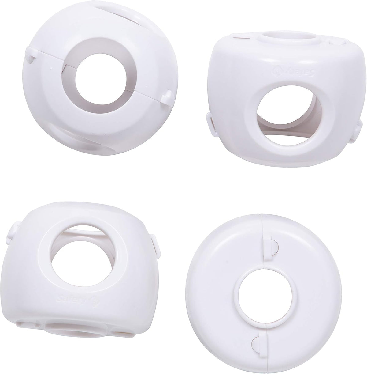 Safety 1st Parent Grip Door Knob Covers, White, Pack of 4 - view 4