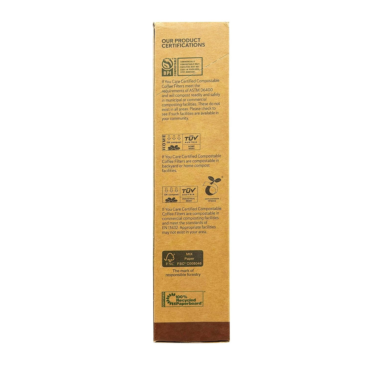 If You Care No. 4 Unbleached Coffee Filters, 100 Count - view 3