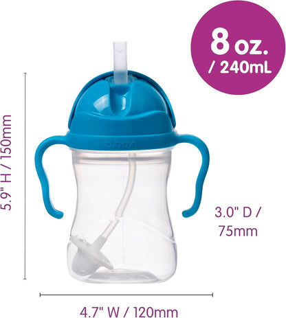 b.box Sippy Cup with Weighted Straw 240 ml (8 oz) Cobalt - view 3