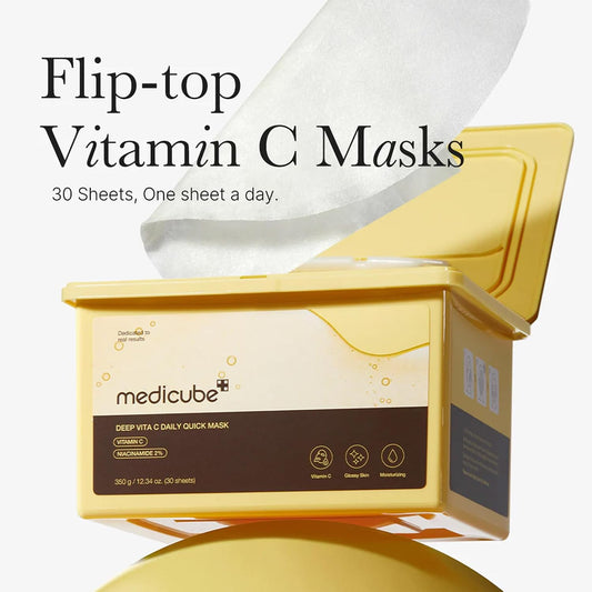 Medicube Deep Vita C Sheet Masks with Niacinamide, 30 Pack - view 2