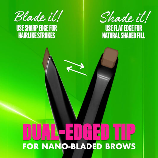 NYX Professional Makeup Nano Brow Pencil Blade & Shade, Cool Ash Brown - view 2