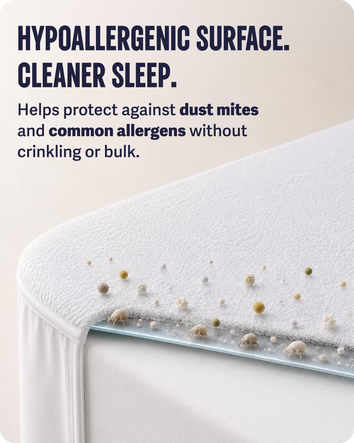 SafeRest Waterproof Cot Mattress Protector (US Crib Size) - view 6