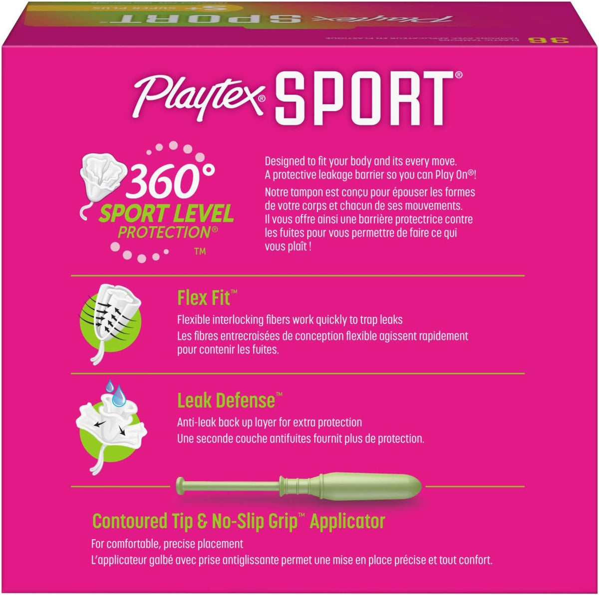 Playtex Sport Tampons, Super Plus, Fragrance Free, 36 Count - view 2