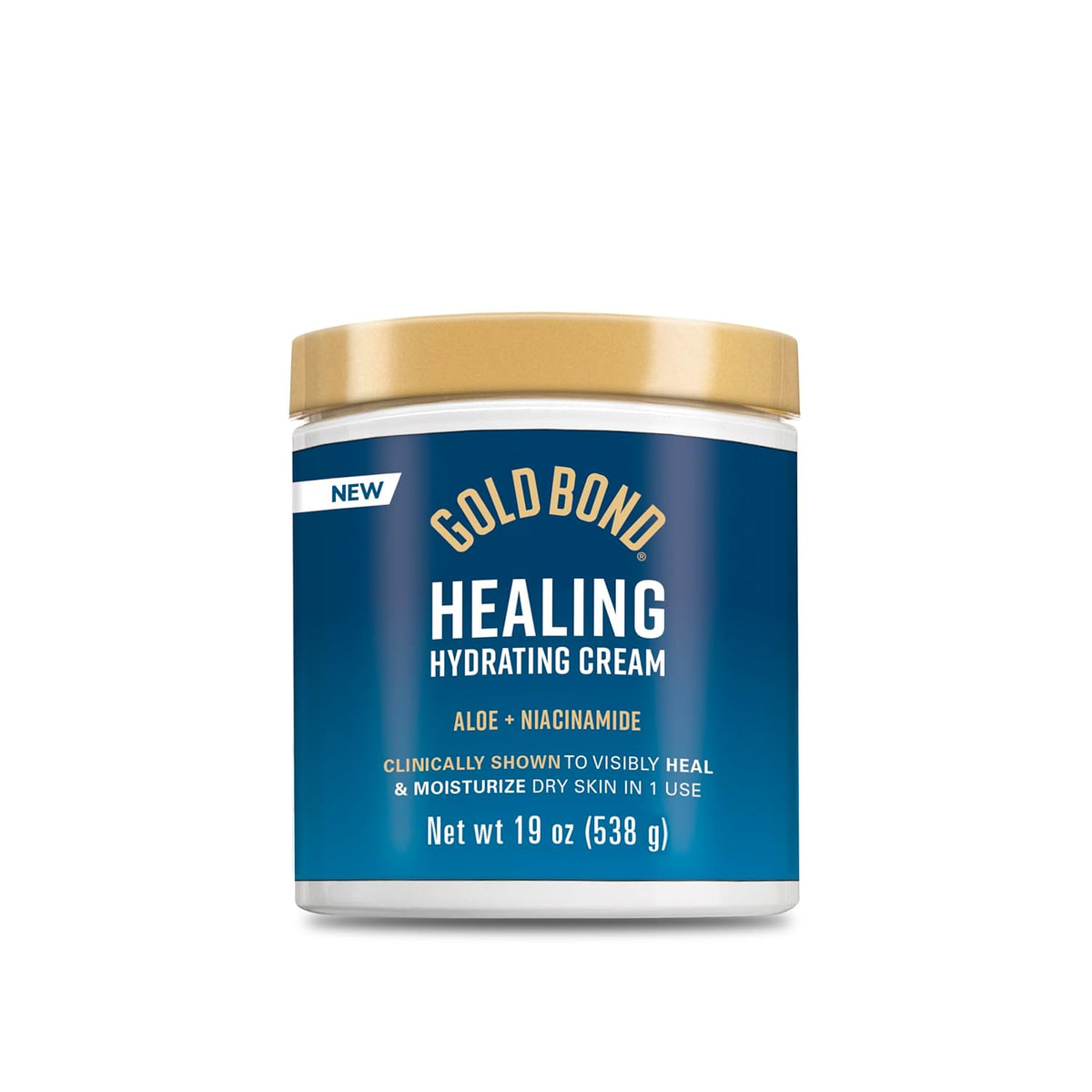 Gold Bond Healing Hydrating Body & Face Cream, 19 oz Jar