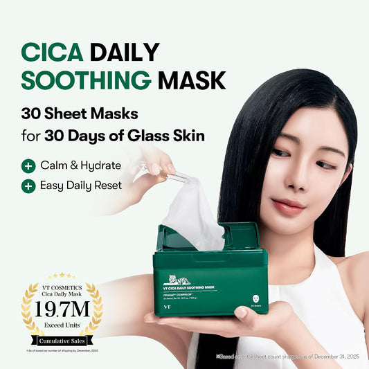 VT Cosmetics CICA Daily Soothing Mask, 30 Sheets - view 2