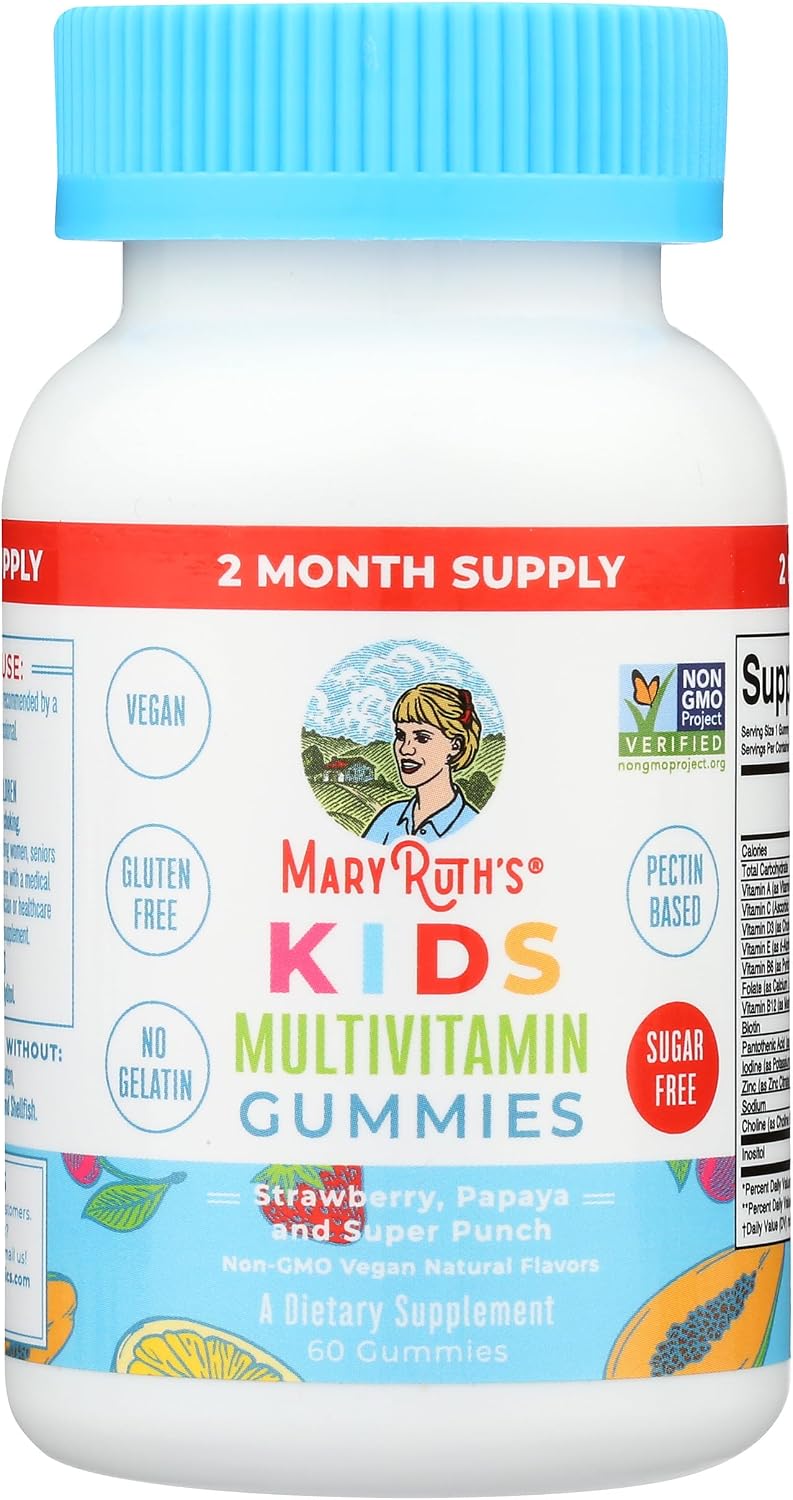 MaryRuth's Kids Multivitamin Gummies, Sugar Free, 60 Gummies, Ages 4+ - view 4