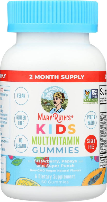 MaryRuth's Kids Multivitamin Gummies, Sugar Free, 60 Gummies, Ages 4+ - view 4