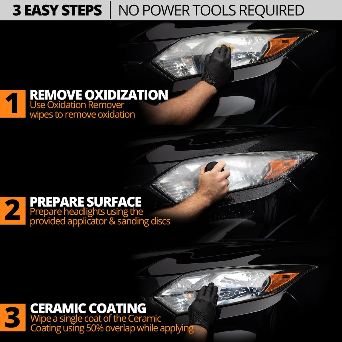 Cerakote Ceramic Headlight Restoration Kit, 10 Wipe Kit - view 4