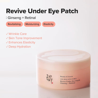 Beauty of Joseon Revive Under Eye Patch Retinal Ginseng, 60 Sheets - view 2
