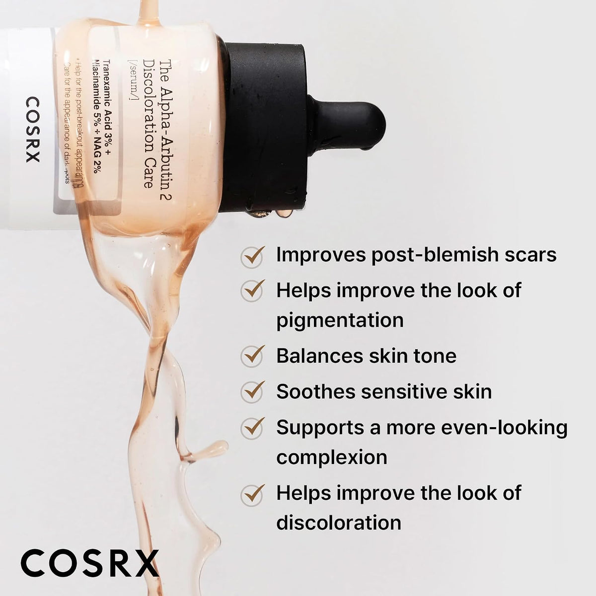 COSRX Alpha-Arbutin 2% Discolouration Serum with Tranexamic Acid 3%, 50ml - view 3