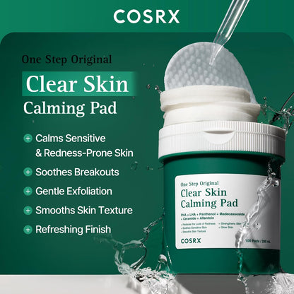 COSRX One Step Original Clear Skin Calming Pad, 100 Pads - view 2