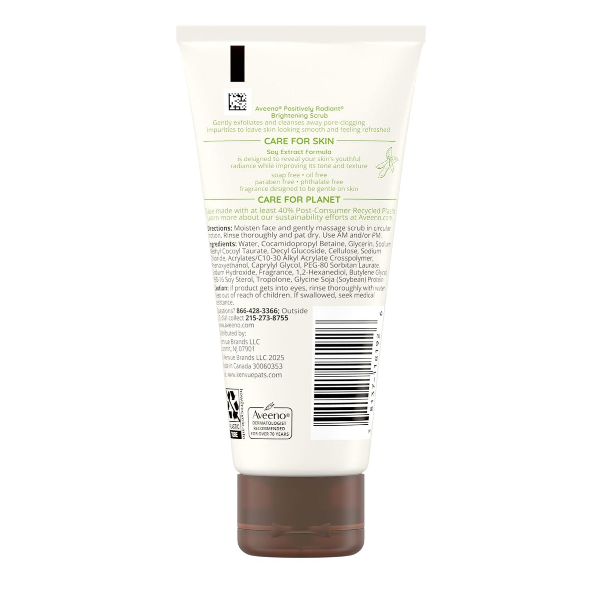 Aveeno Positively Radiant Exfoliating Daily Facial Scrub, 2 oz - view 6