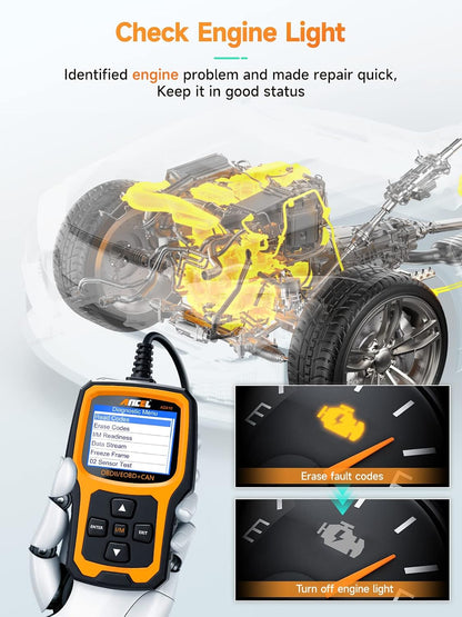 ANCEL AD410 Enhanced OBD2 Scanner Code Reader - view 3