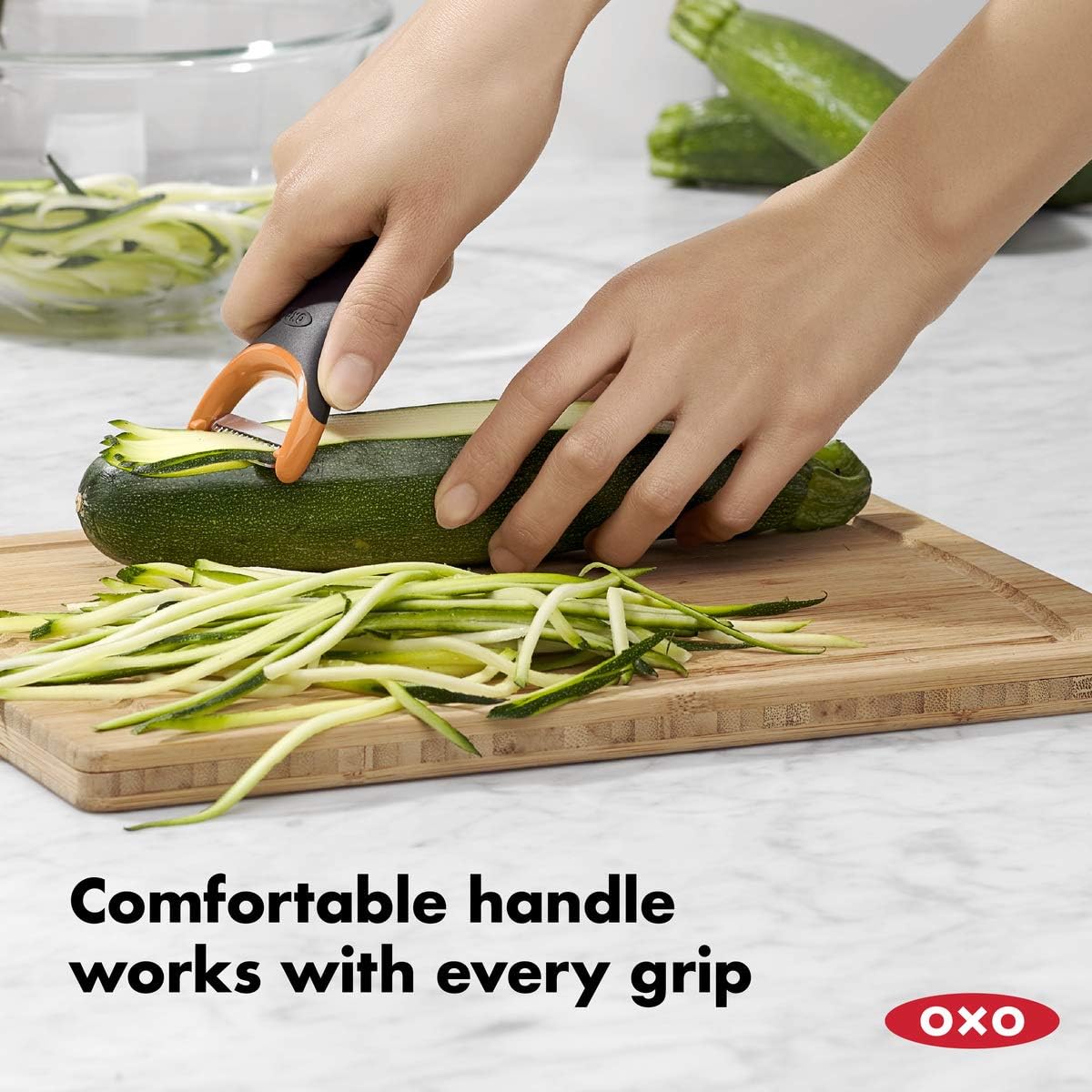 OXO Good Grips Stainless Steel Julienne Prep Vegetable Peeler - view 4