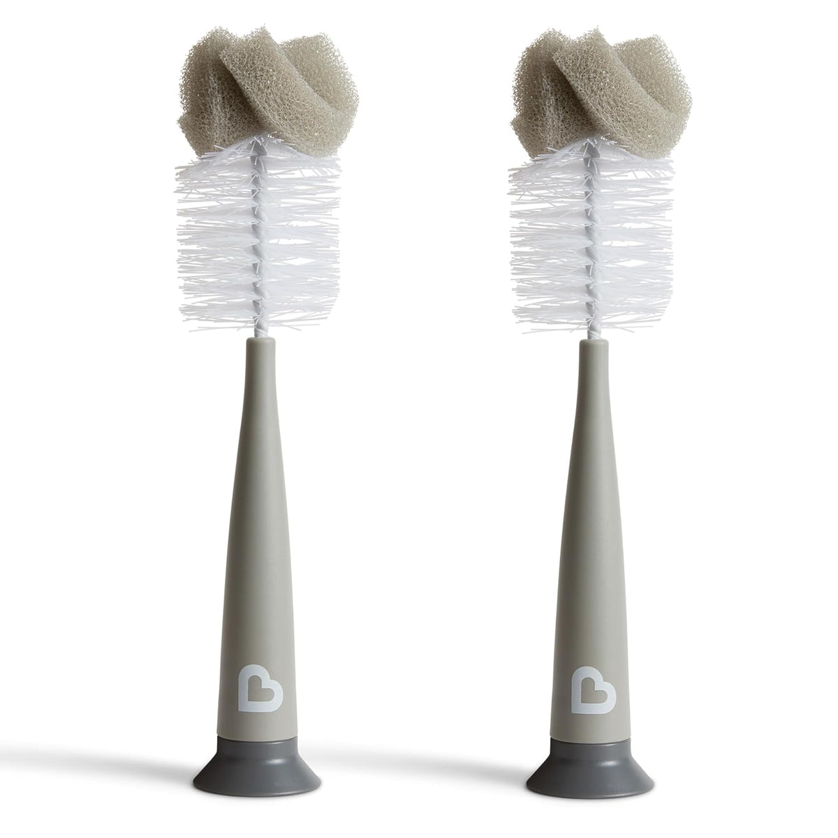 Munchkin Sponge Baby Bottle Brush Set with Teat Brush, 2 Pack