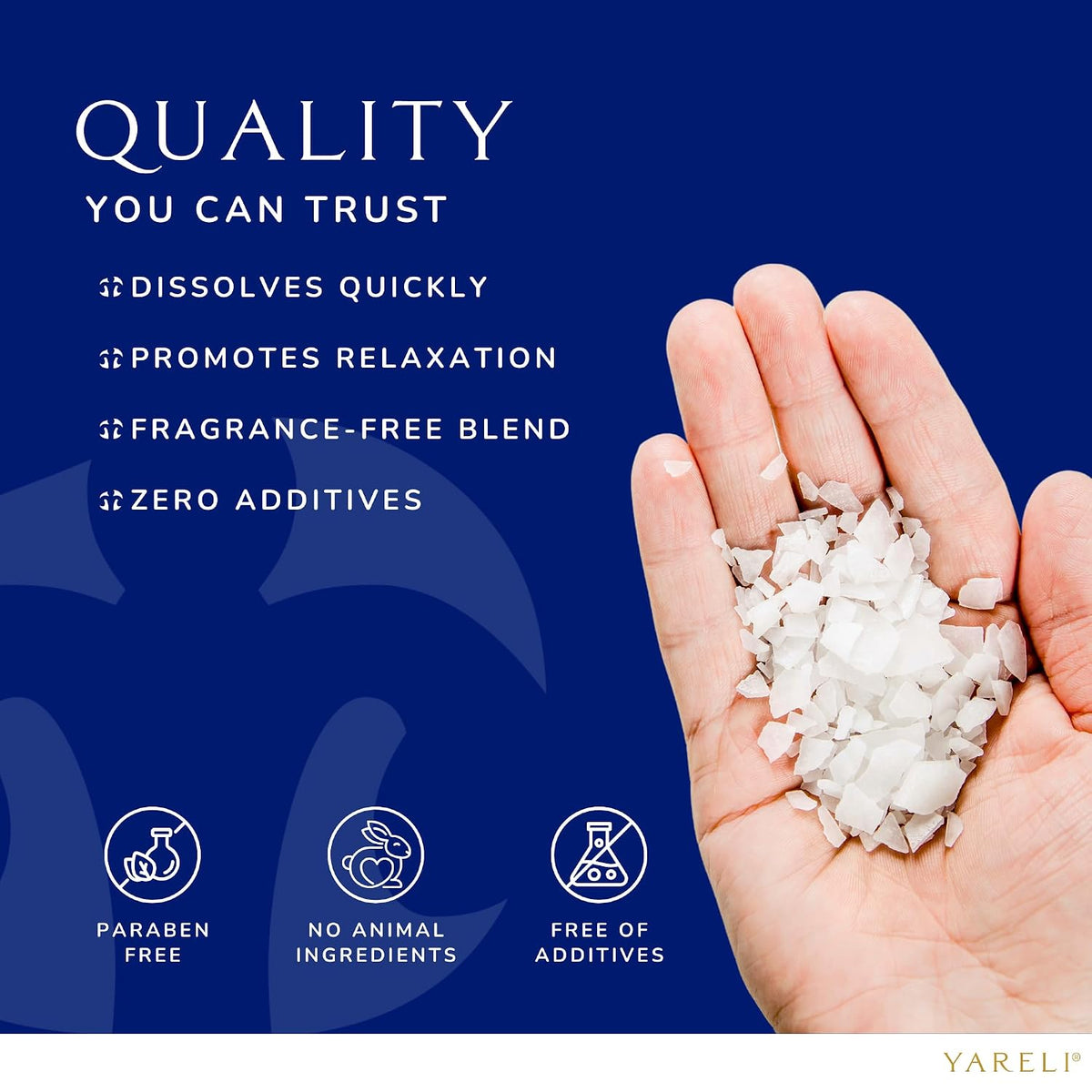 Yareli Dead Sea Magnesium Flakes Bath Soak, 15 lb - view 5