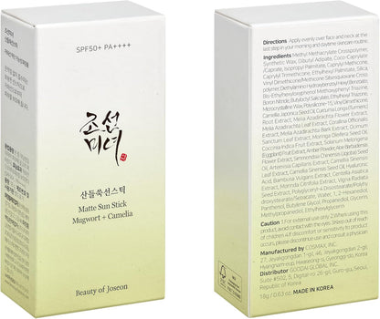 Beauty of Joseon Matte Sun Stick Mugwort + Camelia 18 g - view 2