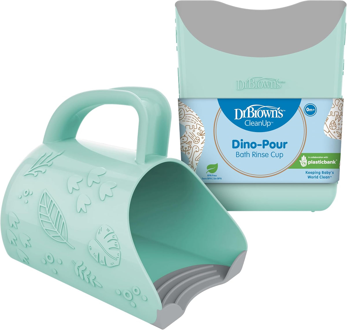 Dr. Brown's CleanUp Dino-Pour Baby Bath Rinse Cup — product view