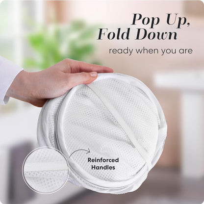 Handy Laundry Pop Up Laundry Hamper, 71L, White - view 3