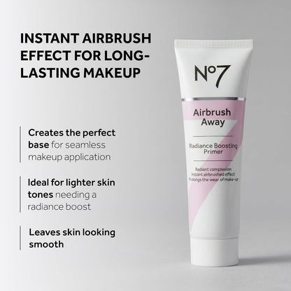 No7 Airbrush Away Radiance Boosting Primer, 1 oz (29.6 ml) - view 2