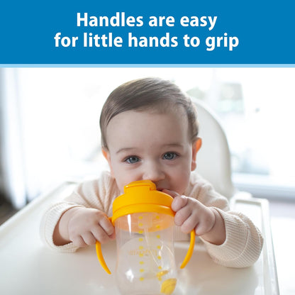 Dr. Brown's Milestones Baby's First Straw Cup 9 oz, Yellow - 1 Pack - view 4