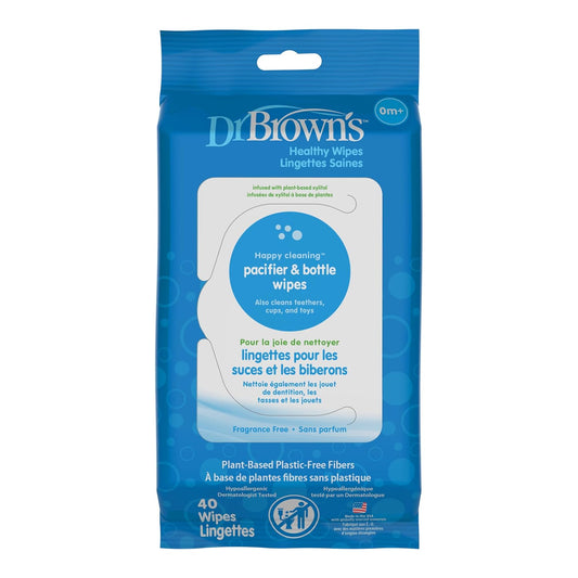 Dr. Brown's Pacifier and Bottle Wipes - 40 Count