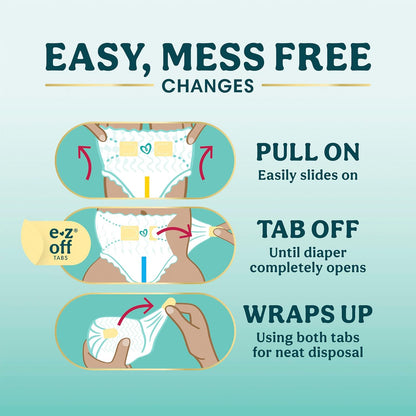 Pampers Swaddlers 360 Pull-On Nappies, Size 5, 116 Count - view 4