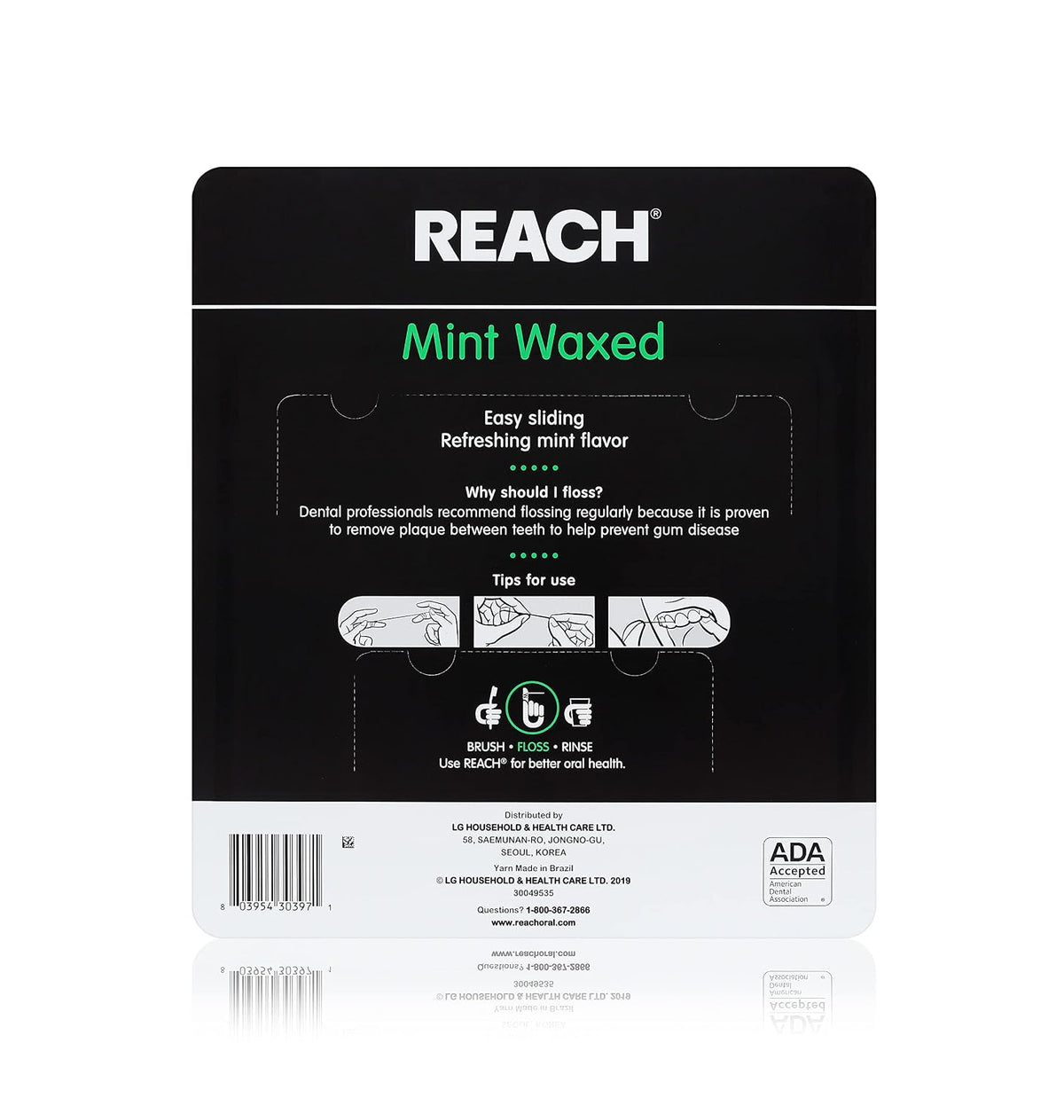 Reach Waxed Mint Dental Floss, 55 yd - view 4