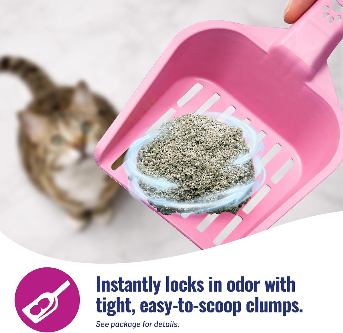 Cat's Pride Pure & Fresh Scented Clumping Cat Litter, 10 lb - view 6