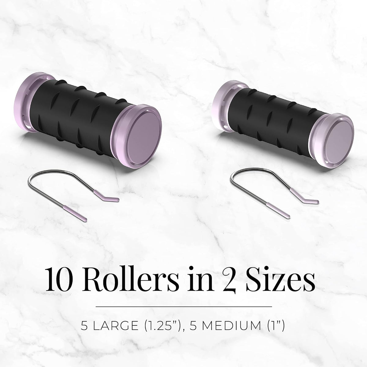 Remington Compact Ceramic Hot Rollers, 10-Piece Hair Roller Set - view 5