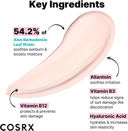 COSRX Aloe 54.2 Aqua Tone-up Sunscreen SPF 50 PA++++ - view 5