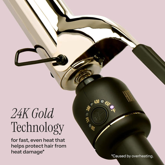 Hot Tools Professional 24K Gold 1.5 Inch Extended Barrel Curling Iron - view 2