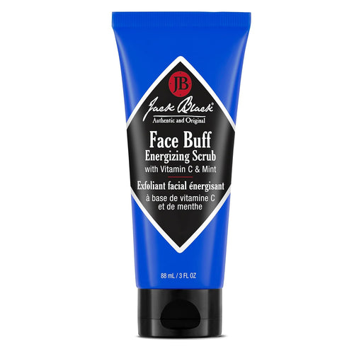 Jack Black Face Buff Energizing Scrub 88 ml (3 fl oz) tube, front label