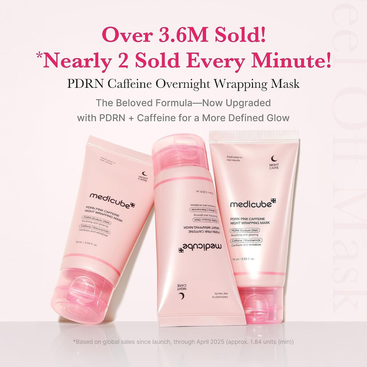 medicube PDRN Caffeine Overnight Wrapping Peel-Off Mask - view 2
