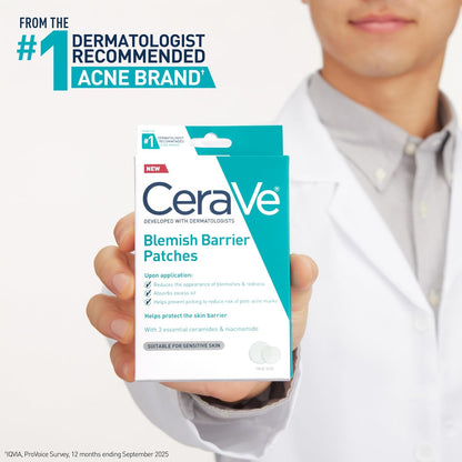 CeraVe Hydrocolloid Pimple Patches with Niacinamide, Ultra-Thin, 44 Count - view 6