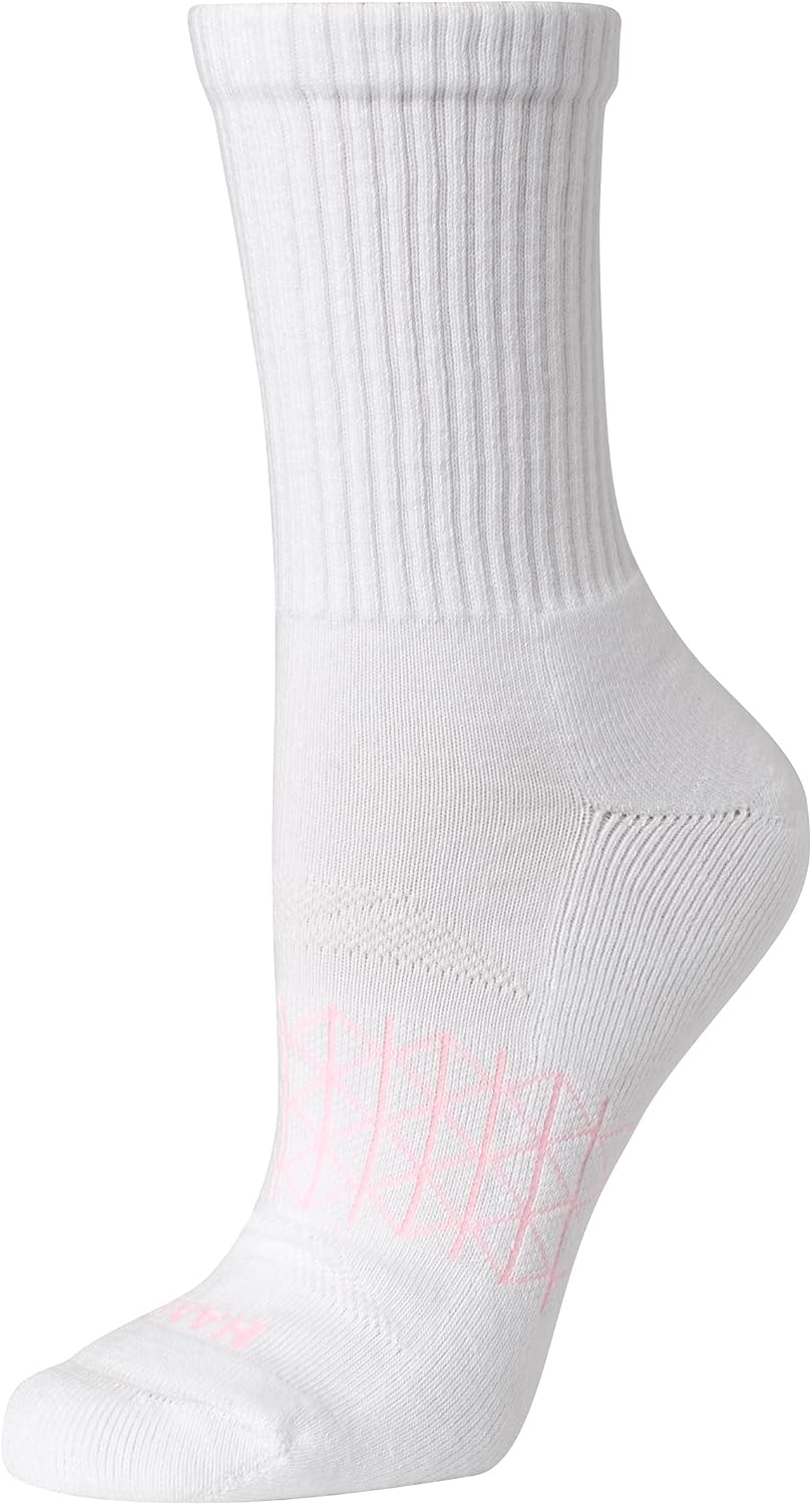 Hanes Women's Absolute Active Cushioned Crew Socks, 4 Pairs - view 3