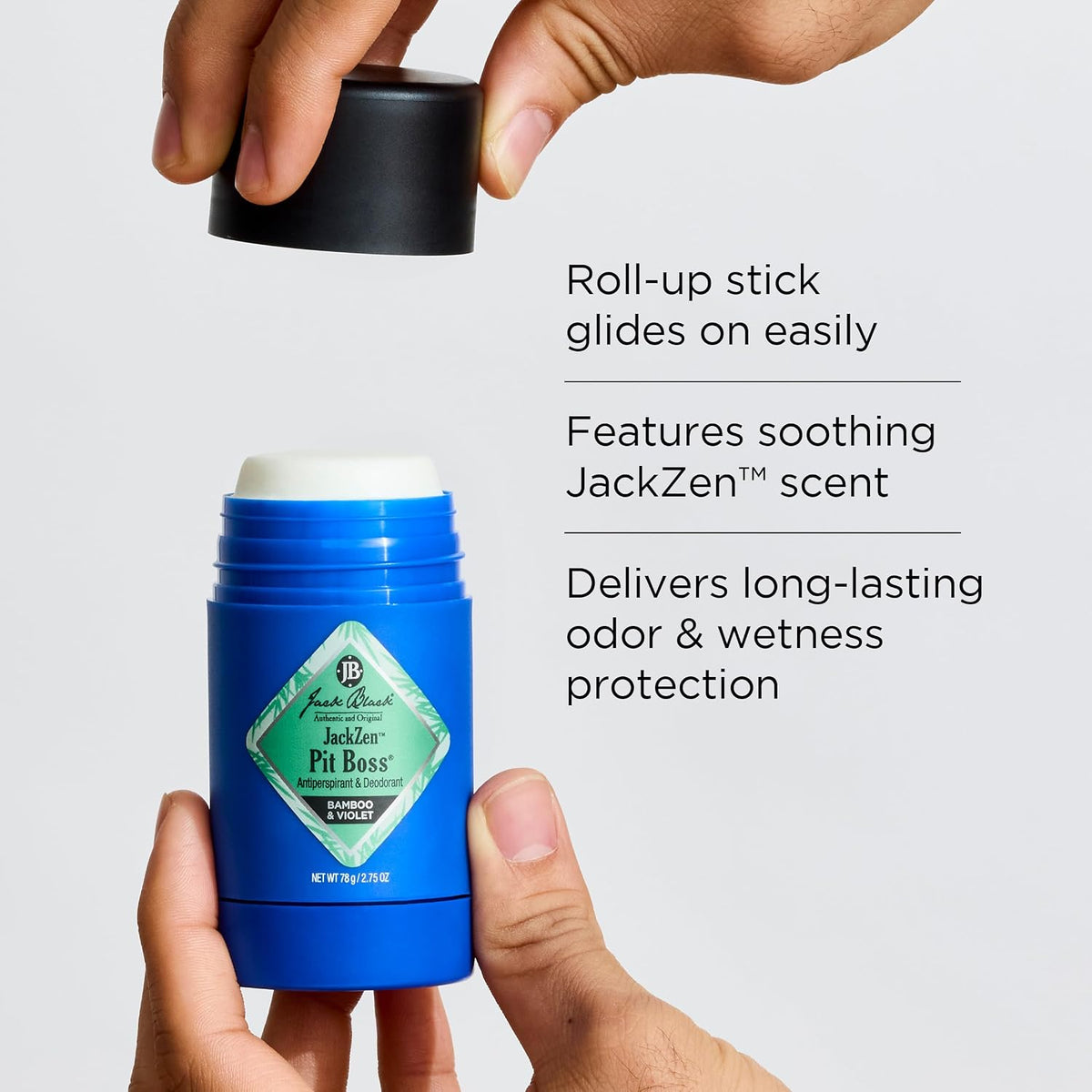Jack Black Pit Boss JackZen Antiperspirant & Deodorant for Men, 2.75 oz - view 2