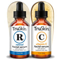 TruSkin Vitamin C Serum & Retinol Serum Duo, 30 ml (1 fl oz), Pack of 2