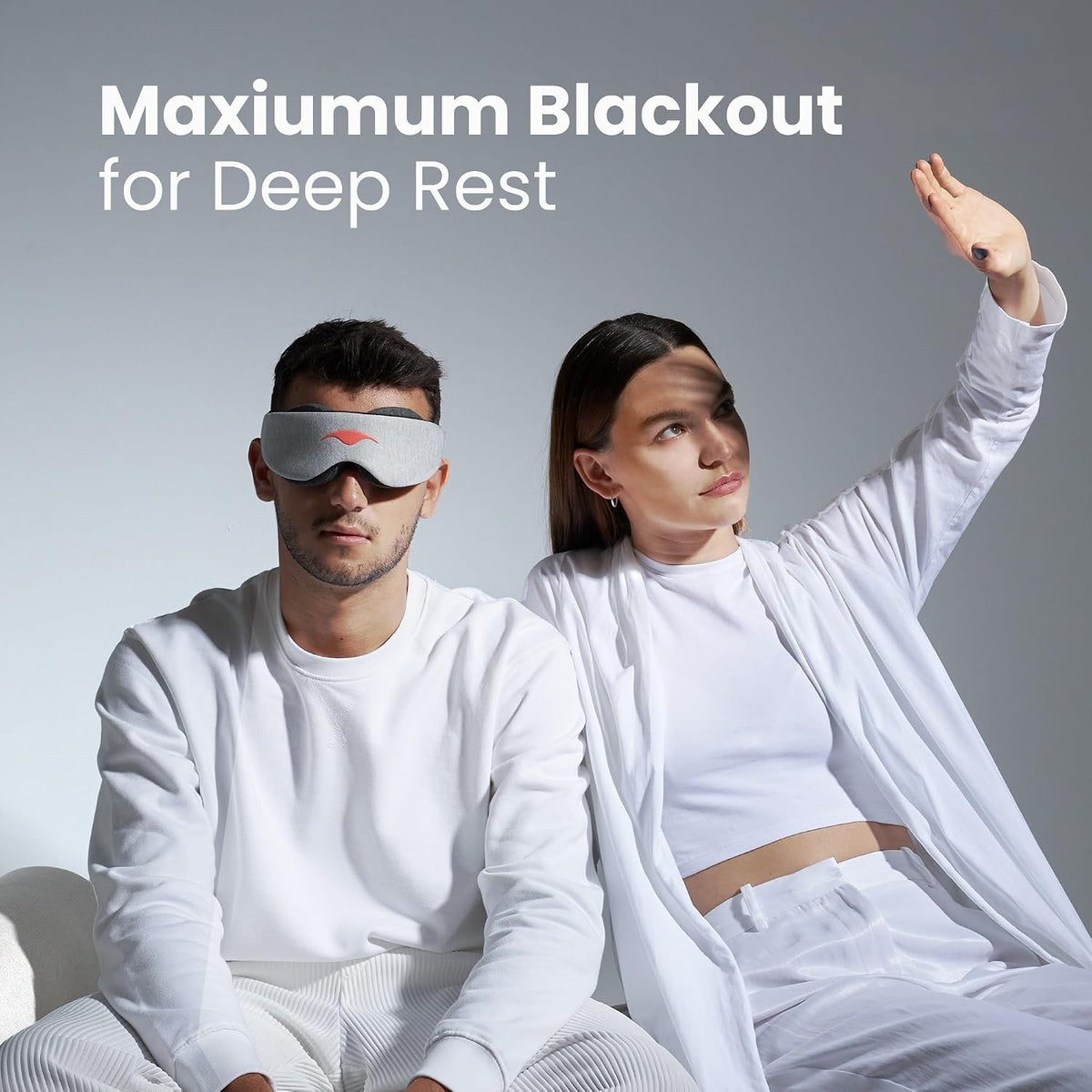 Manta Original Sleep Mask, Blackout, Adjustable with Eye Cups - view 3