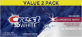 Crest 3D White Advanced Glamorous White Toothpaste, 93 g (3.3 oz), Pack of 2