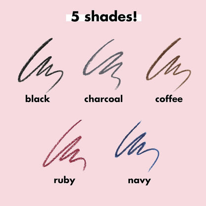 e.l.f. No Budge Retractable Eyeliner in Black, Waterproof - view 5