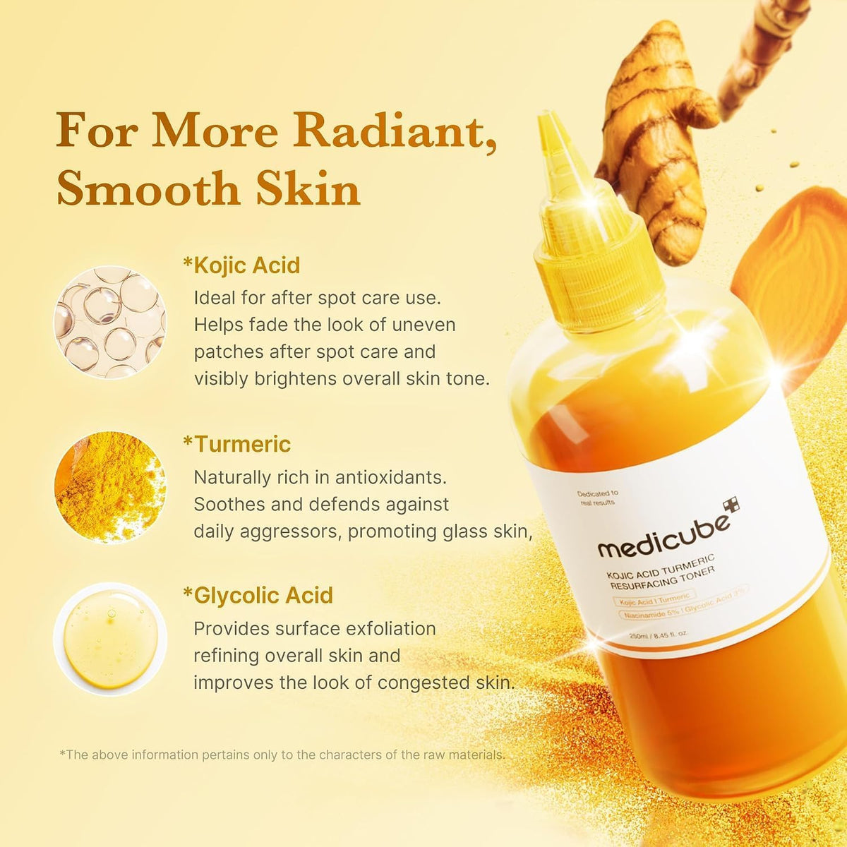 medicube Kojic Acid Turmeric Smoothing Toner for Face and Body - view 3