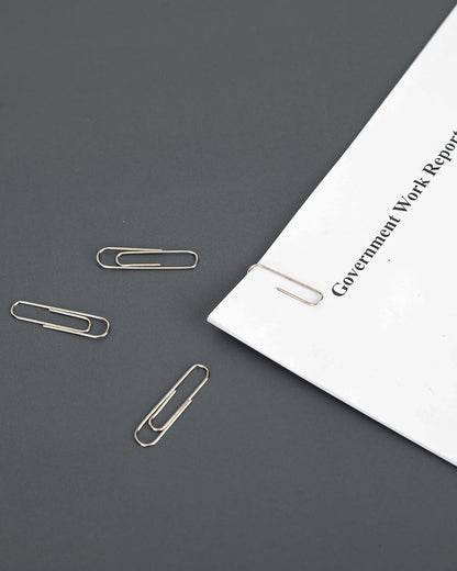 PAPERPAL Medium Paper Clips, 1-2/7 Inch, Silver, 600 Pieces - view 6